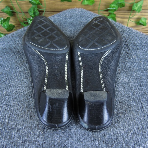 Cole Haan Women  Mule Black Leather Pump 9 Medium  Used 2025 - Picture 5 of 6